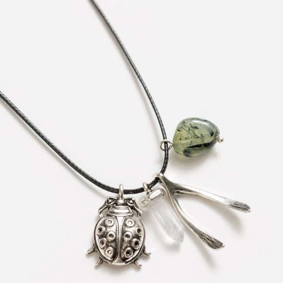 JOHNNY WAS LADYBUG CHARM NECKLACE - Picture 3 of 4